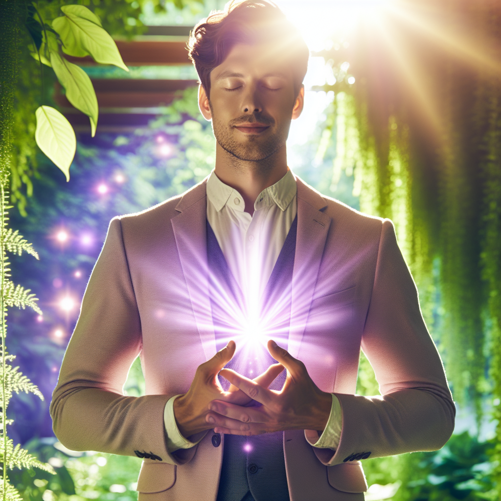 Violettes-Chakra-Ausgleich: Das sanfte Glühen des Seelenlichts