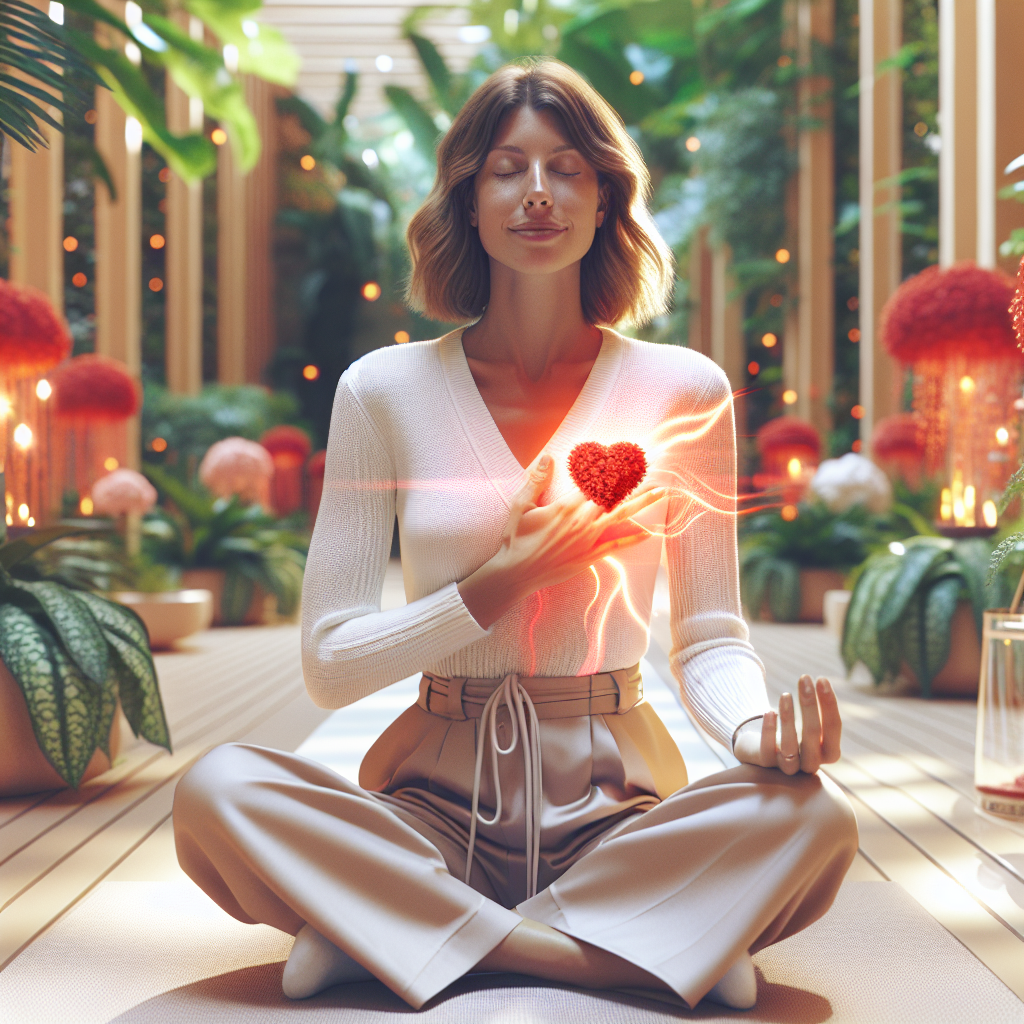 Red passion and energy: The fiery heart of being