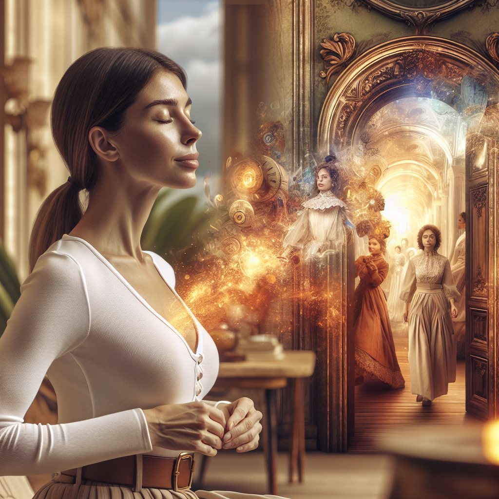 Time travel adventure: The whispering dance of eternity
