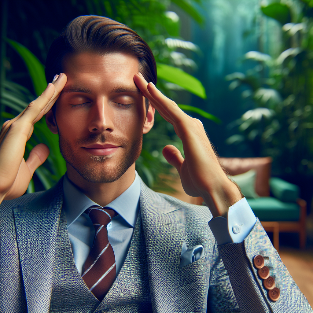 Forehead cooling concentration: The silver beam of thoughts