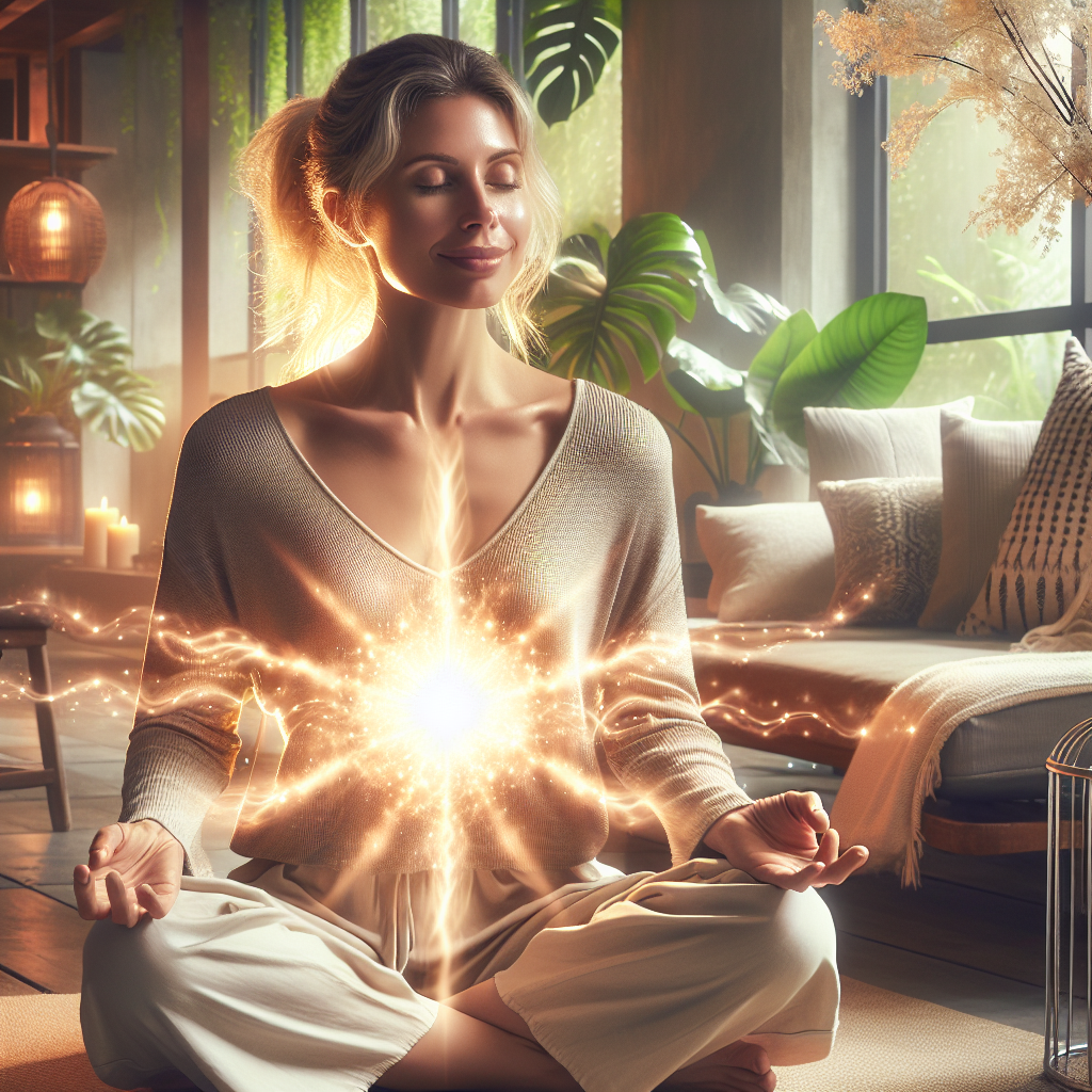 Divine Presence Visualization: The radiant heart of eternity
